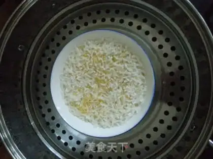 Make Orange shrimp two rice step 2
