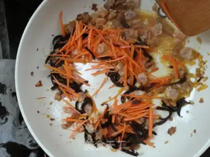 Make Orange shrimp two rice step 11