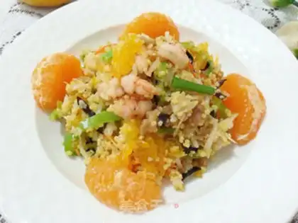 Make Orange shrimp two rice step 16