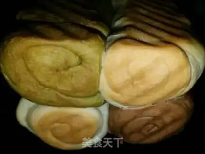 Make Three-colour double toast step 22