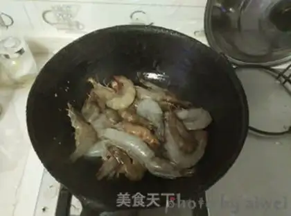 Make Garlic shrimp step 6