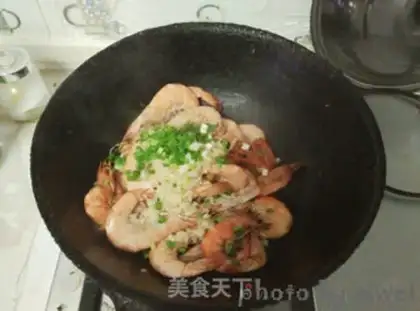 Make Garlic shrimp step 8
