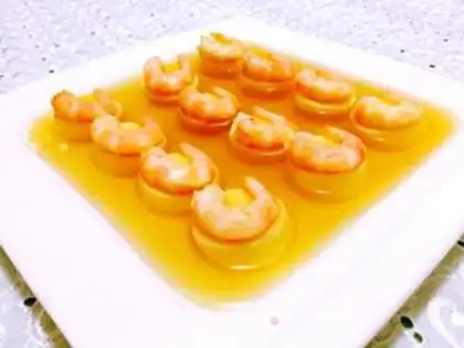Make Crystal Japanese tofu shrimp step 7