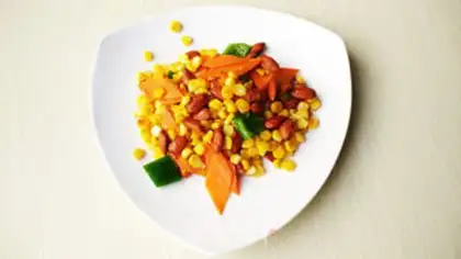 Make Almond fried corn step 3