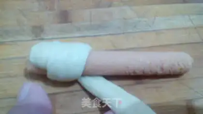Make Hot dog roll step 6