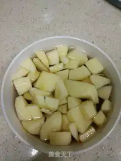 Make Apple and rice congee step 2