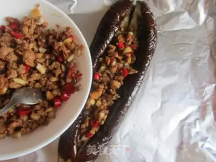 Make Garlic pasta roast eggplant step 7