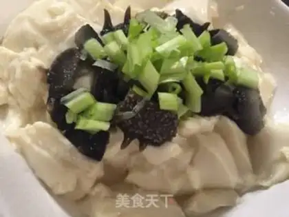 Make Sea cucumber tofu step 1
