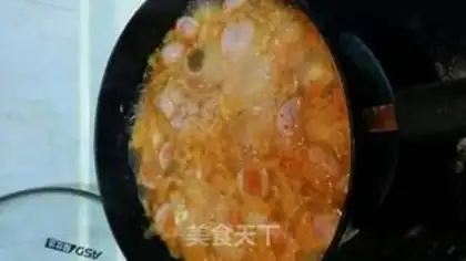 Make Pickle tofu soup step 3