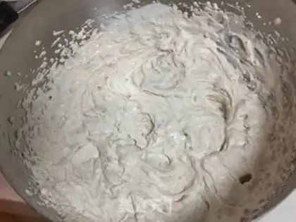 Make Chestnut cream roll step 16