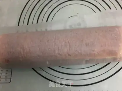 Make Chestnut cream roll step 18