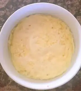Make Microwave chicken cake step 5