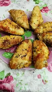 Make Air-cooked garlic chicken wings step 6