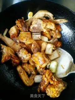 Make Chicken stew mushrooms step 3