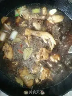 Make Chicken stew mushrooms step 4