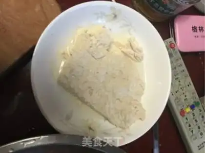 Make Porridge tofu buns step 2