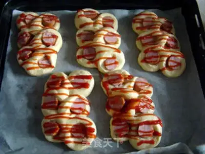 Make Potato hot dog bread step 10