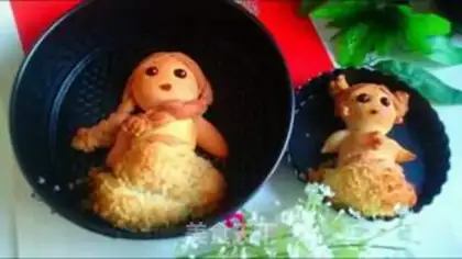 Make Cute dolls make bread step 28