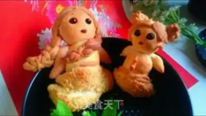 Make Cute dolls make bread step 29