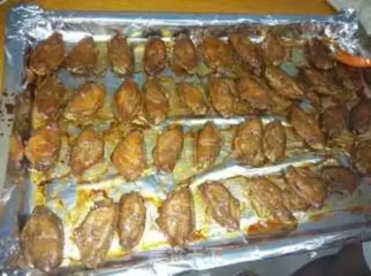 Make A wide-bread chicken wing step 3