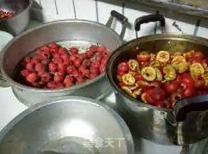 Make Autumn has a mountain sauce step 0