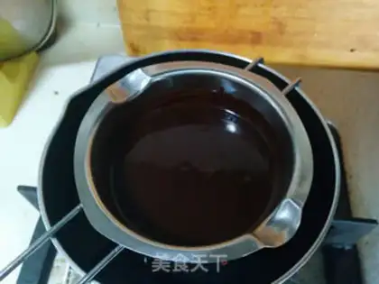 Make Rose lava cake step 7