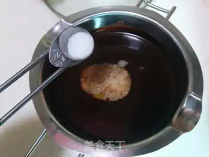Make Rose lava cake step 10