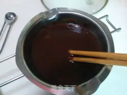 Make Rose lava cake step 11
