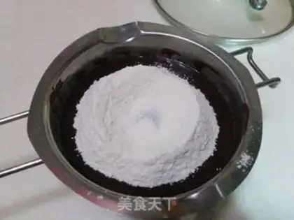 Make Rose lava cake step 12