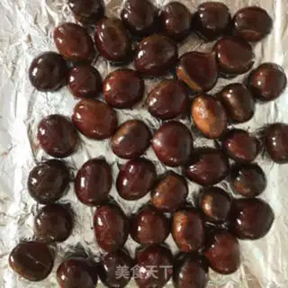 Make Chestnuts with oily sugar step 3