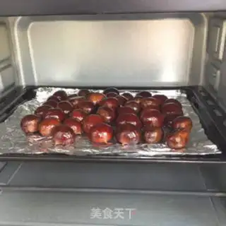 Make Chestnuts with oily sugar step 4