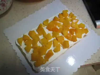 Make Mango cream cake step 10