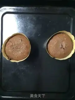 Make French lava chocolate cake step 10