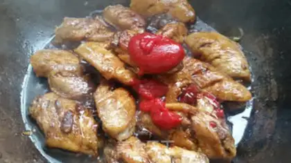 Make Beer chicken wings step 4