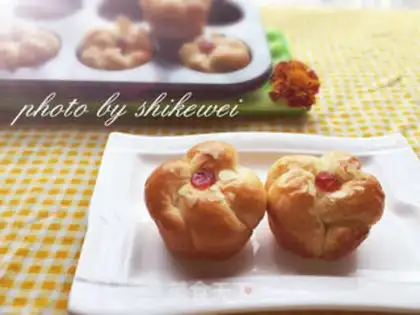 Make A little flower, a soybread step 17