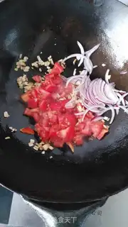 Make Fry mushrooms and macaroni step 3
