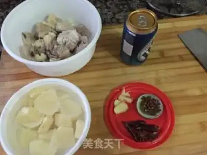 Make Beer and potato chicken step 2