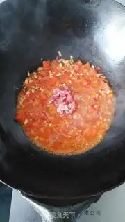 Make Fry mushrooms and macaroni step 5