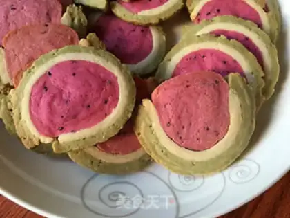 Make Flamingo biscuit step 14