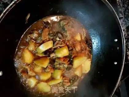 Make Beer and potato chicken step 9