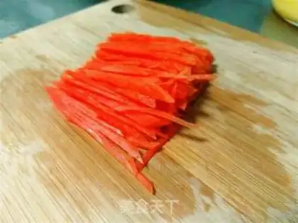 Make Carrot, egg burn step 3