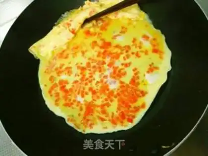 Make Carrot, egg burn step 9