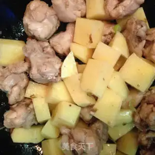 Make Potato chicken step 7