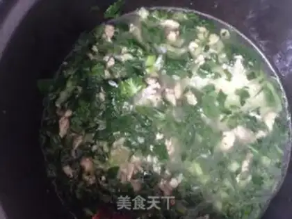 Make Baby eats pork gravy step 4
