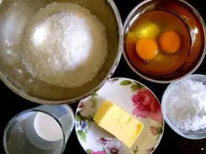 Make Coconut bread step 1
