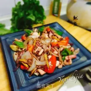 Make Twin pepper squid step 8