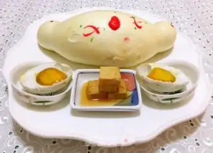 Make Happy breakfast rice line step 10