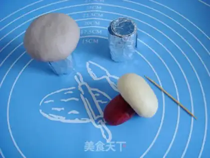 Make Five-colour balloon bread step 17