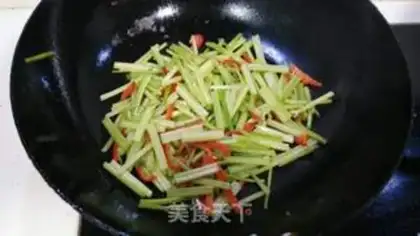 Make Celery shrimp step 3