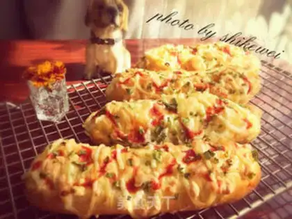 Make Ham salad cheese bread step 13